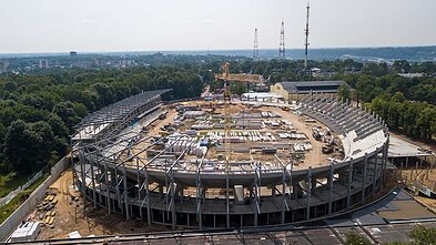 Kaune rekonstruojamas S. Dariaus ir S. Girėno stadionas Kaune rekonstruojamas S. Dariaus ir S. Girėno stadionas