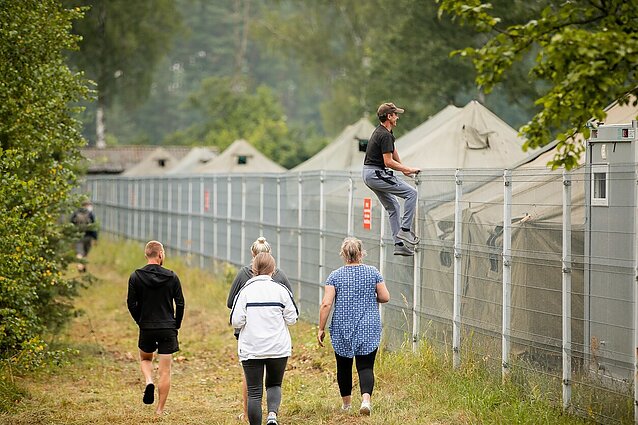Laba diena, Lietuva. Pirmieji migrantai Rūdninkų stovykloje – šiandien