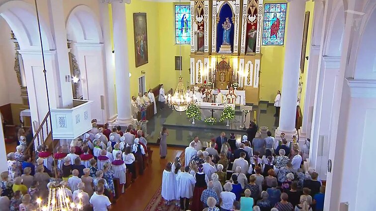 Šv. Mišios iš Leipalingio Švč. Mergelės Marijos Ėmimo į dangų bažnyčios
