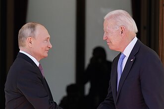 Vladimiras Putinas ir Joe Bidenas
