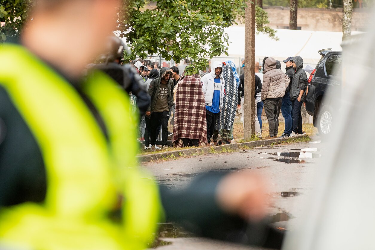 Rūdninkų poligone įkurdinti migrantai