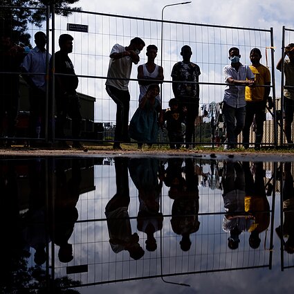 Migrantai Druskininkuose