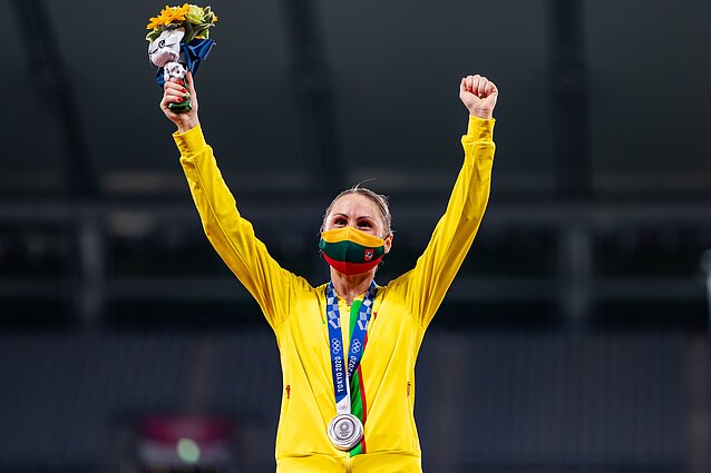  Laura Asadauskaitė-Zadneprovskienė Tokijo olimpinėse žaidynėse