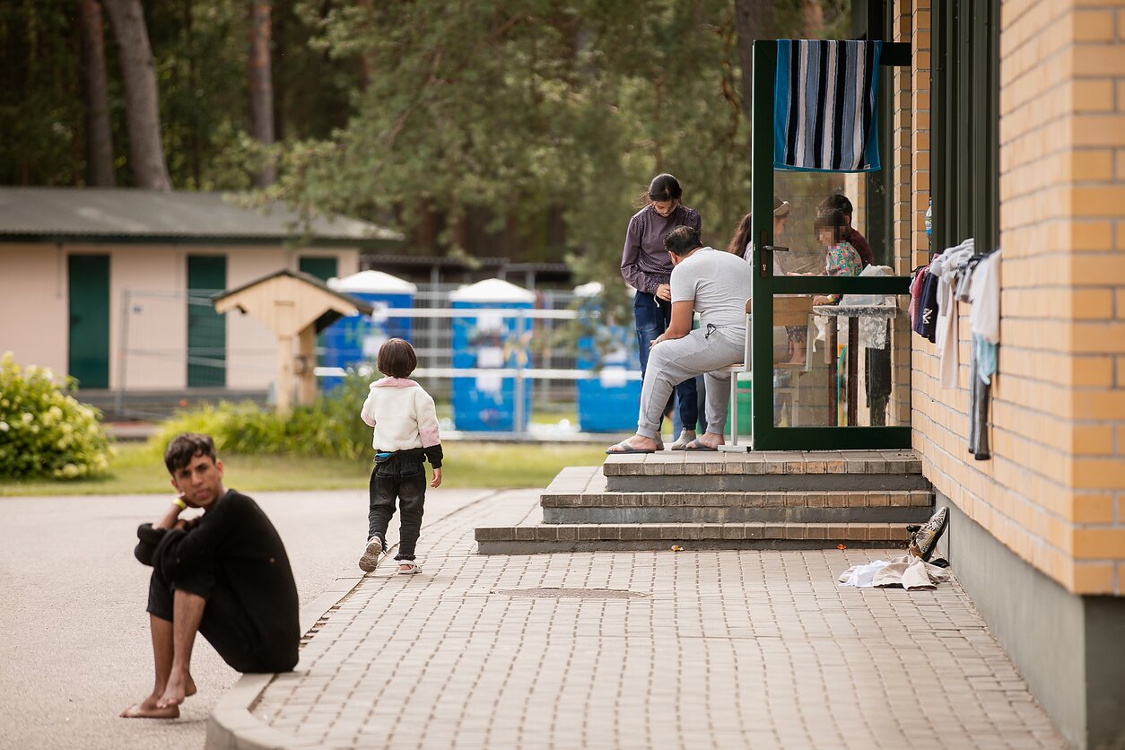 Neteisėti migrantai Druskininkų užkardoje