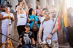 Митинг у Сейма