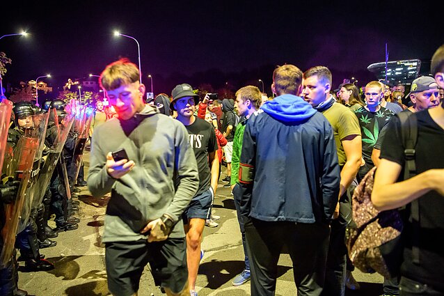 Riaušėse prie Seimo – Arnoldas Misiūnas