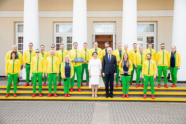 Gitano Nausėdos akivaizdoje – Lietuvos paralimpinės rinktinės išlydėtuvės į Tokijo žaidynes