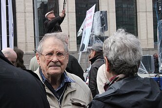 Сергей Ковалев на митинге «За свободную Россию без репрессий и произвола», 2018 год