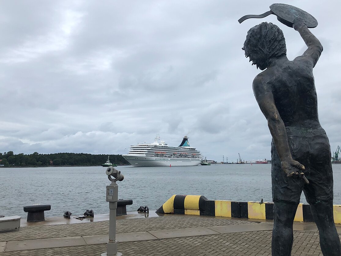 Cruise ship in Klaipėda