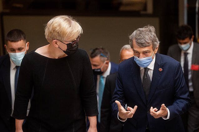 Davidas Sassolis susitiko su Ingrida Šimonyte Davidas Sassolis susitiko su Ingrida Šimonyte