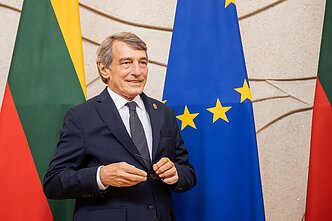 Davidas Sassolis susitiko su Ingrida Šimonyte