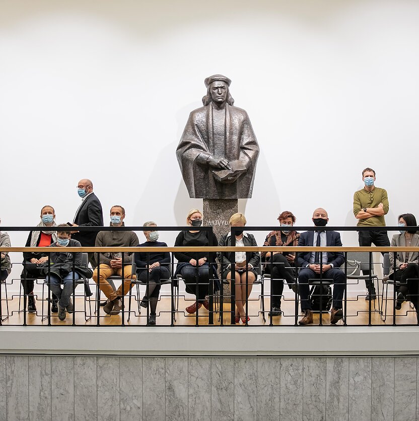 D. Umbraso  / LRT nuotr., Parodos Shenot Eliyahu Elijo metai Vilniaus Gaono įtaka Lietuvos žydų kultūrai atidarymas