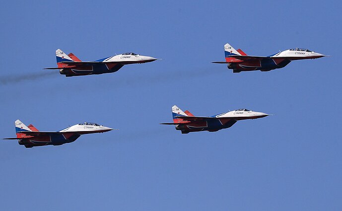 Rusijos MiG-29 naikintuvai