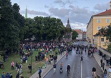 Demonstracija prieš COVID-19 suvaržymus Latvijoje, Rygoje