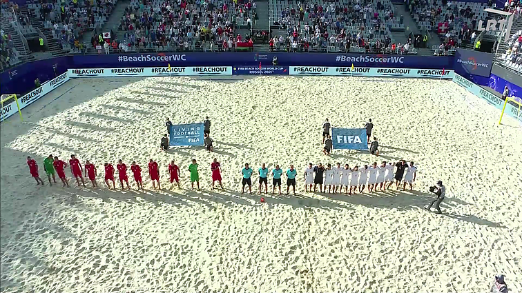 FIFA pasaulio paplūdimio futbolo čempionatas. C grupė. Baltarusija-Šveicarija