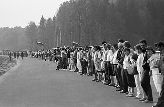 Romualdas Požerskis, Baltijos kelias, 1989-08-23