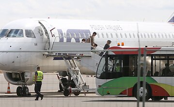 People from Afghanistan arrive in Lithuania