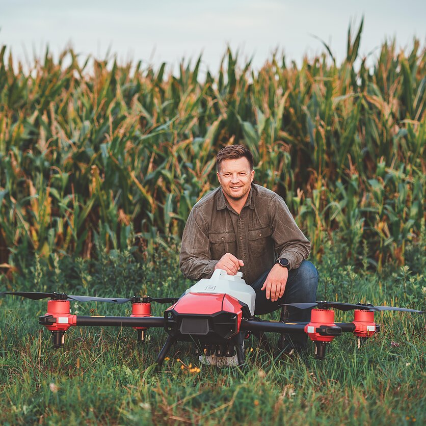 Mindaugas Dorelis, Bendrovės „Agrodronas įkūrėjas” Mindaugas Dorelis.      