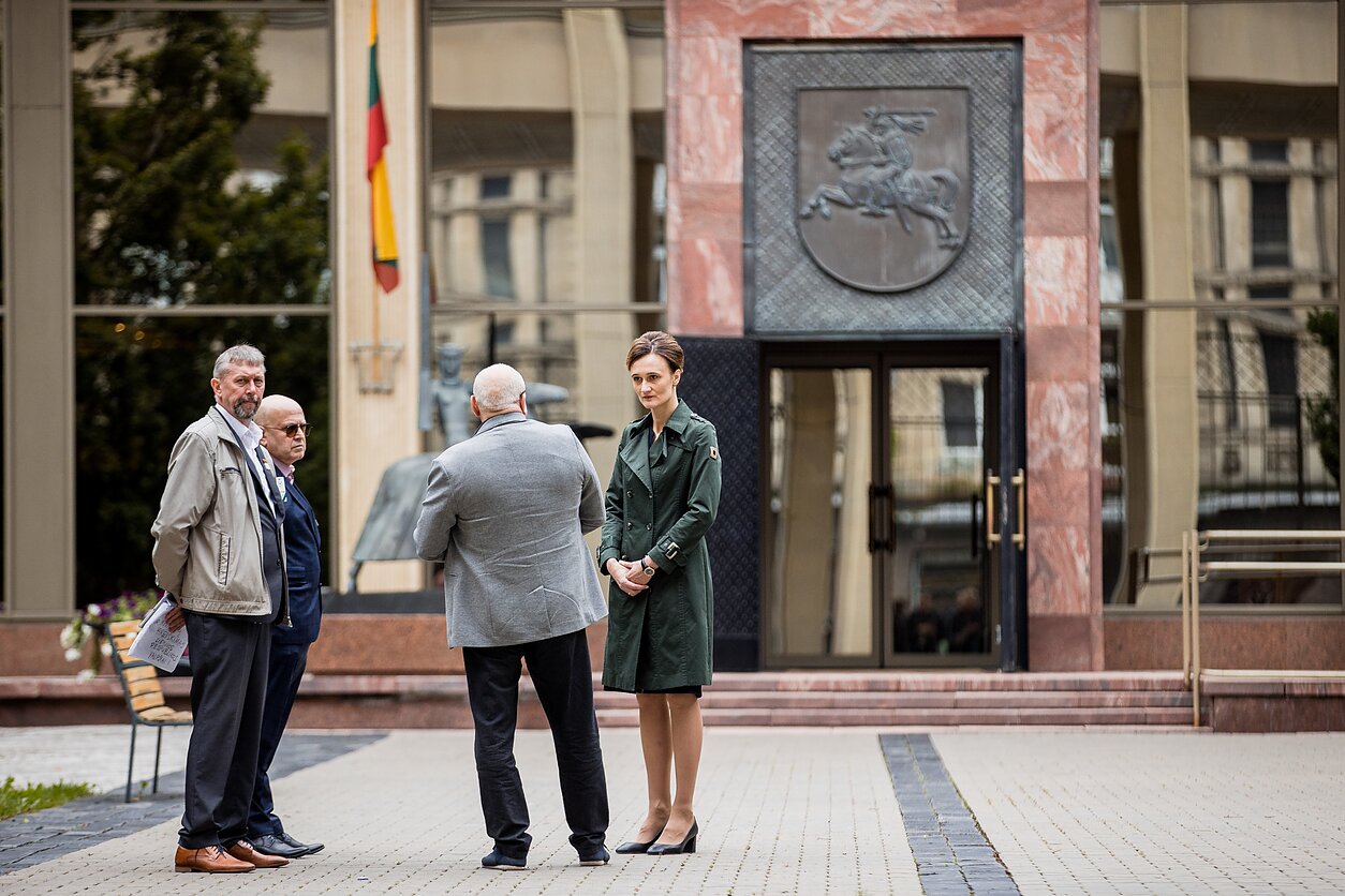 Lithuanian Family Movement leaders met with Seimas Speaker Viktorija Čmilytė-Nielsen
