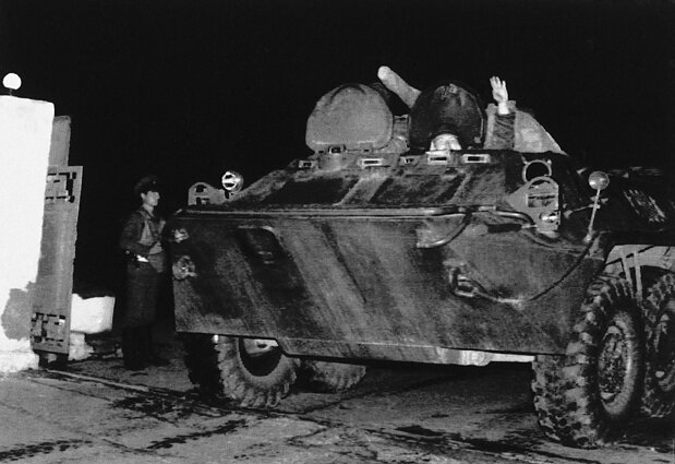 Russian troops leaving Lithuania in August 1993 Russian troops leaving Lithuania in August 1993
