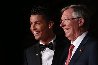 Cristiano Ronaldo ir Alexas Fergusonas
