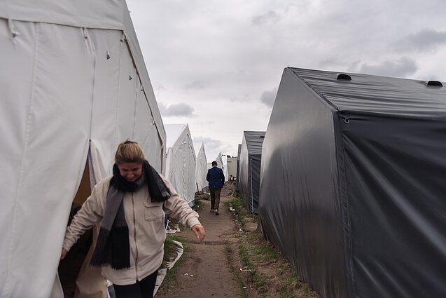 Migrant camp in Lipliūnai, southern Lithuania. Migrant camp in Lipliūnai, southern Lithuania.