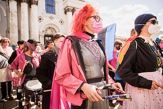 В Каунасе впервые состоялся марш LGBTQ+