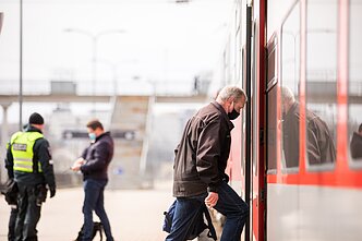 Vilnius train station (associative image)