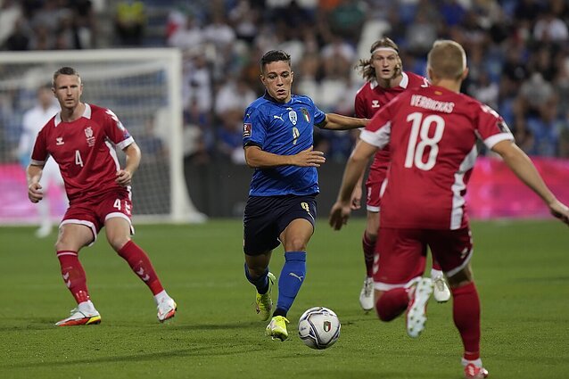 2022 m. Pasaulio futbolo čempionato atrankos rungtynės. Italija – Lietuva
