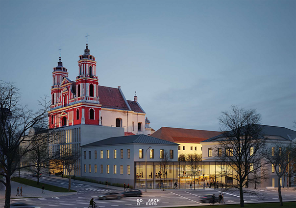 Vilniaus Šv. Jokūbo ligoninės teritorijoje – „Vasario 16-osios“ projektas Vilniaus Šv. Jokūbo ligoninės teritorijoje – „Vasario 16-osios“ projektas