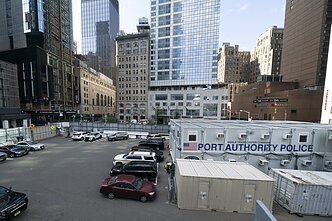 Buvusių Pasaulio prekybos centro dangoraižių vieta Niujorke