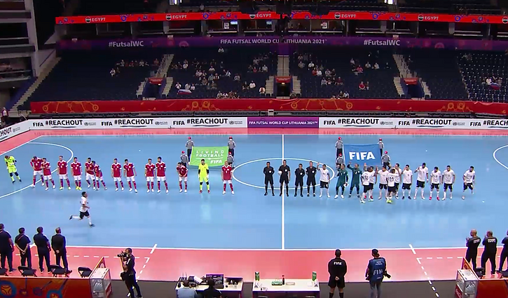 FIFA Pasaulio salės futbolo čempionatas. B grupė. Rusijos futbolo sąjunga – Egiptas