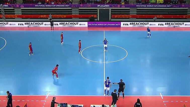 FIFA pasaulio salės futbolo čempionatas. D grupė. Vietnamas – Brazilija