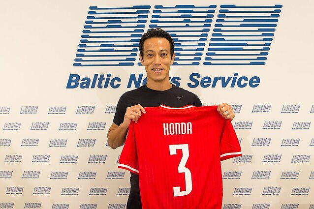 Sportas. Orai. Marijampolės „Sūduvoje“ – japonų legionierius Honda