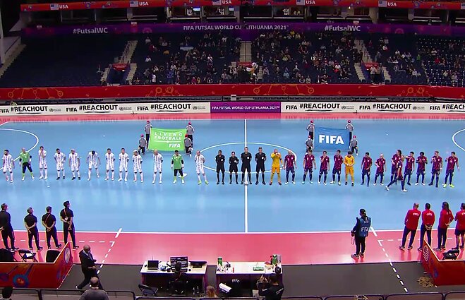 FIFA pasaulio salės futbolo čempionatas. F grupė. Argentina – JAV