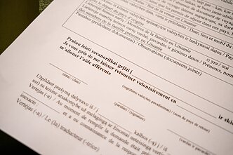 Savanoriško sutikimo išvykti anketa Savanoriško sutikimo išvykti anketa