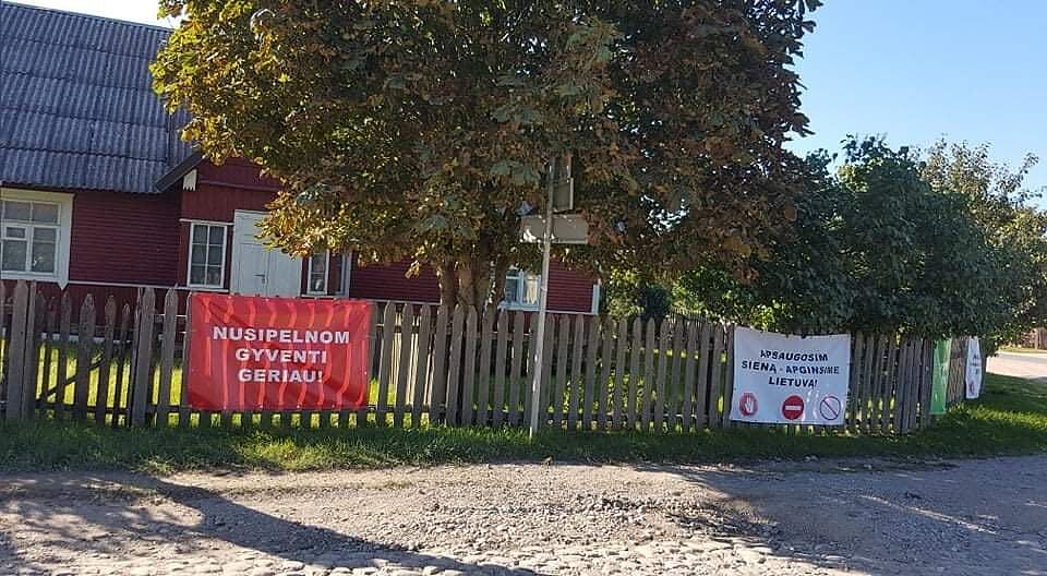 Rūdninkų gyventojų plakatai
