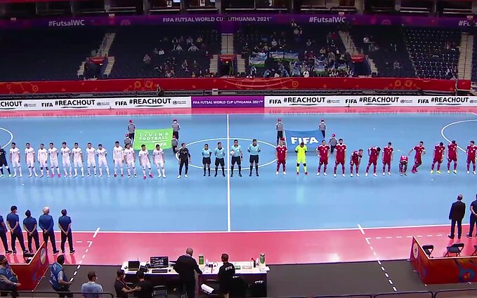 FIFA Pasaulio salės futbolo čempionatas. B grupė. Rusijos futbolo sąjunga – Uzbekistanas