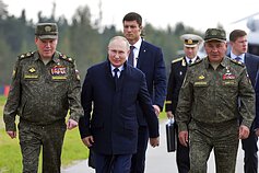 Vladimiras Putinas pratybose „Zapad-2021“ Vladimiras Putinas pratybose „Zapad-2021“