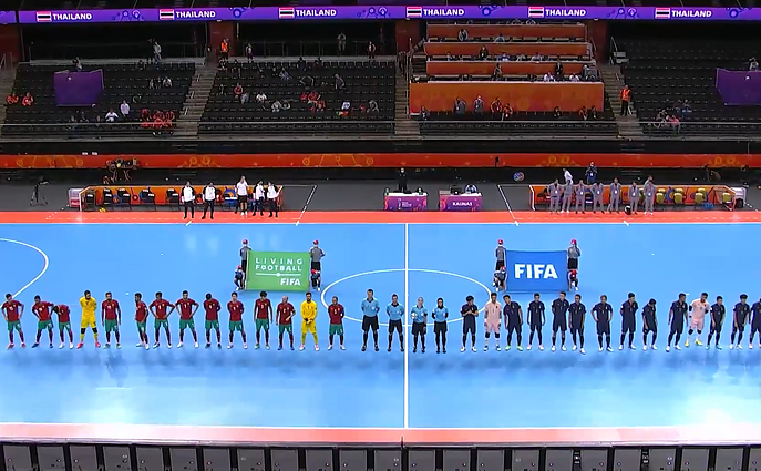 FIFA pasaulio salės futbolo čempionatas. C grupė. Tailandas – Marokas
