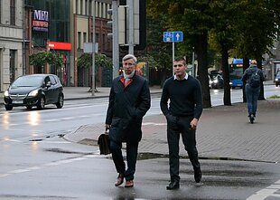 Jurbarkietis Mantas atvyko į teismo posėdį