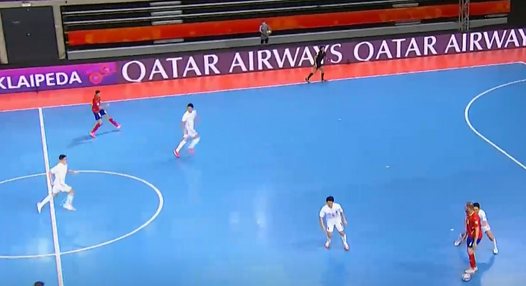 FIFA pasaulio salės futbolo čempionatas. E grupė. Ispanija – Japonija