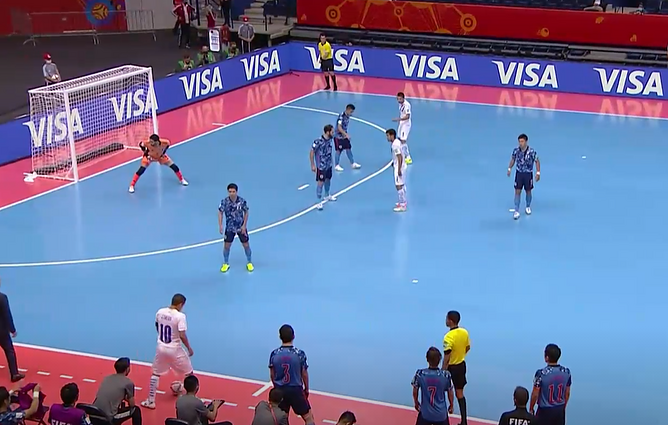 FIFA pasaulio salės futbolo čempionatas. E grupė. Japonija – Paragvajus