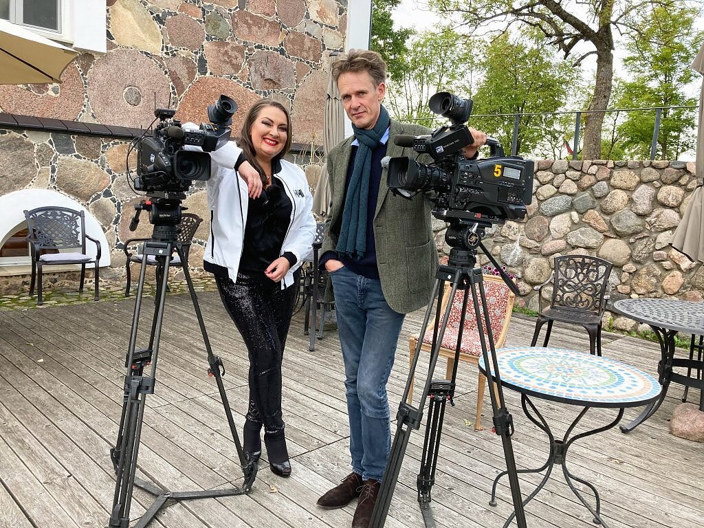 Nomeda Kazlaus ir Ianas Bostrige`as