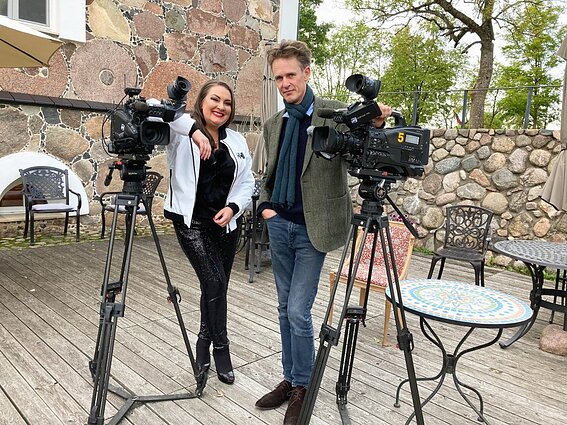 Nomeda Kazlaus ir Ianas Bostrige`as