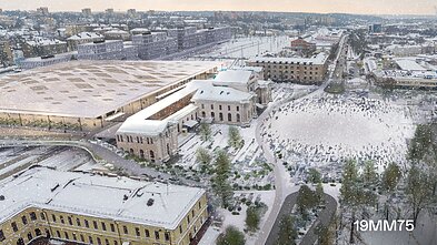 Proposal for Vilnius railway station redevelopment