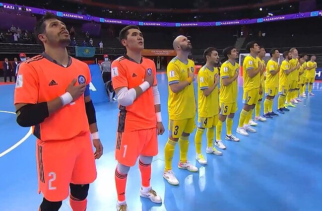 FIFA pasaulio salės futbolo čempionato aštuntfinalis. Kazachstanas – Tailandas