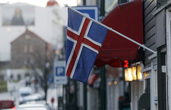 Iceland flag (associative image)