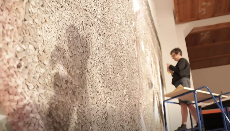 Eglės Ridikaitės parodos „Link“ Taikomosios dailės ir dizaino muziejuje rengimo procesas