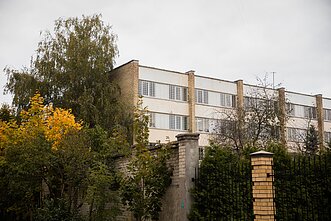 Migrant camp opened in a former homeless shelter in central Vilnius